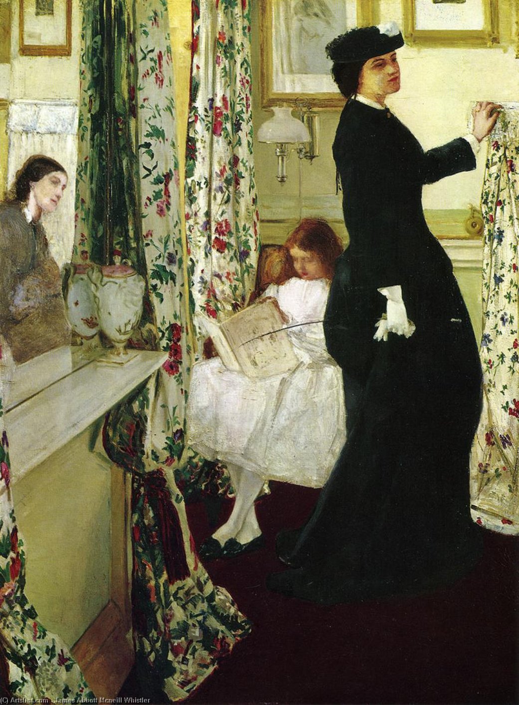 Harmonie In Grün Und Rosa: Das Musikzimmer — James Abbott Mcneill Whistler