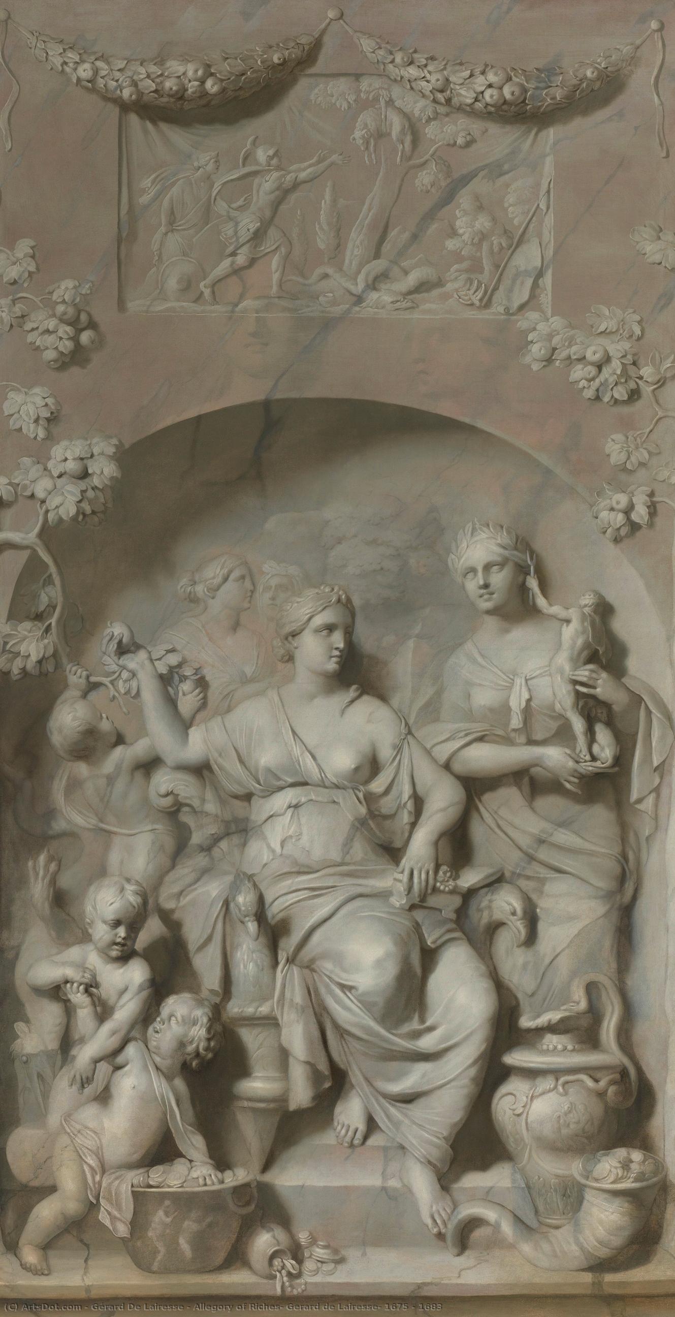 Allegory Of Riches, Gerard De Lairesse, 1675 - 1683 — Gérard De Lairesse