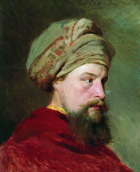 The Sitter's Head. The Second Half Of The Xix Century — Ilya Yefimovich Repin