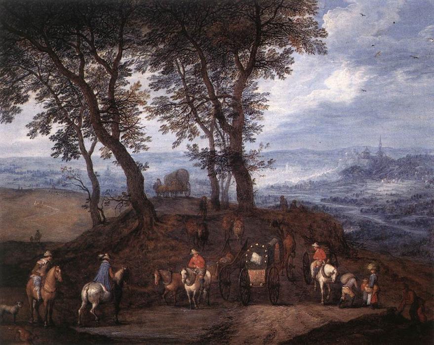 Travellers On The Way — Jan Brueghel The Elder