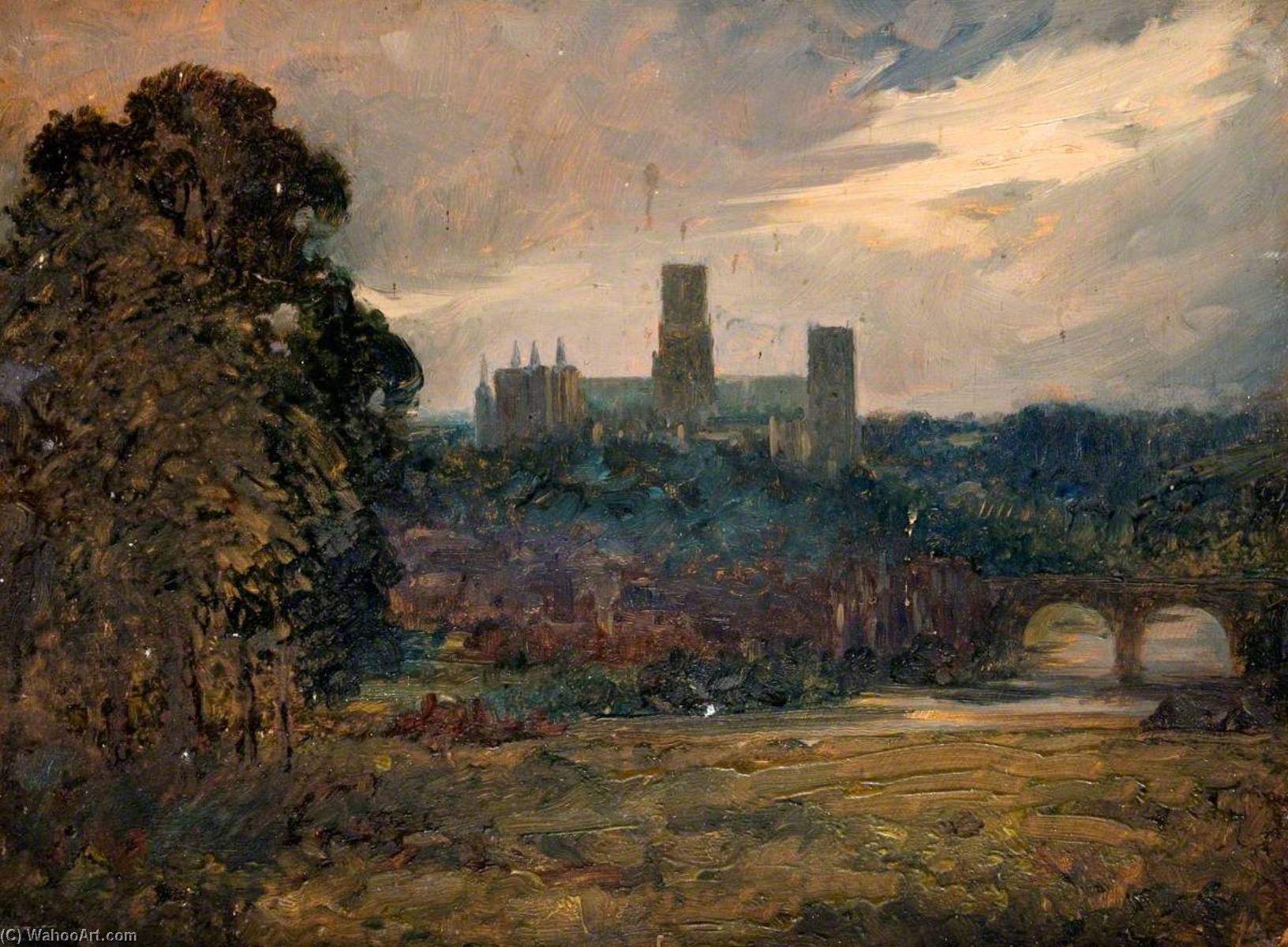 Castle, River And Viaduct — Joseph Alfonso Toft