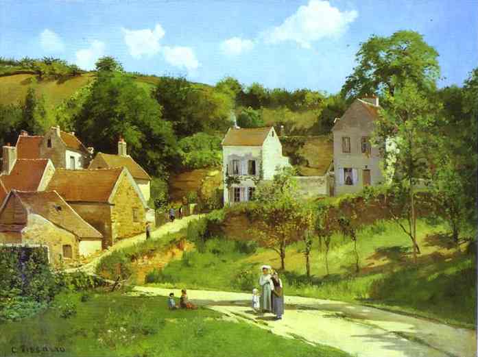 L'hermitage — Камиль Писсарро