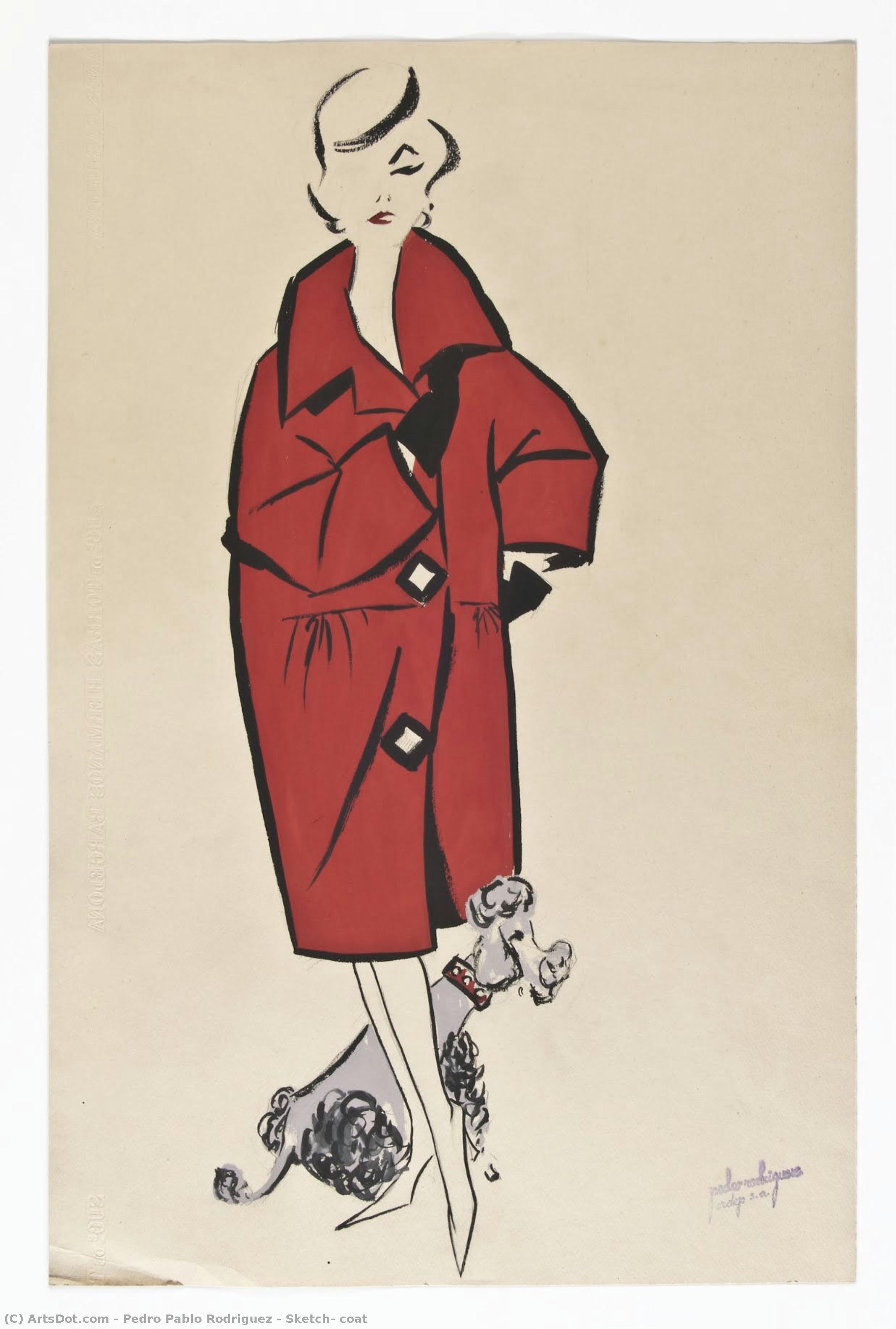 Sketch, Coat — Pedro Pablo Rodriguez