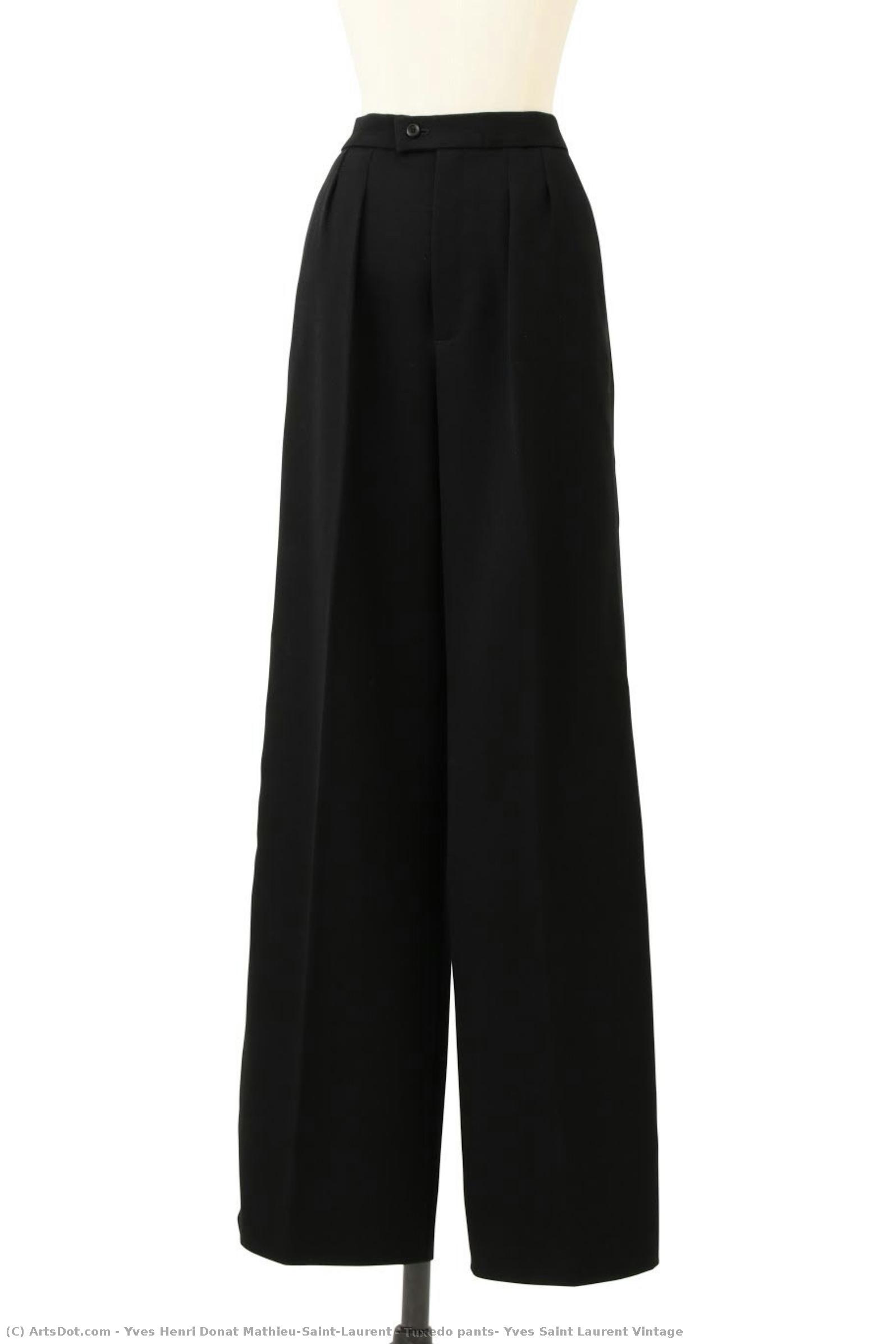 Tuxedo Pants, Yves Saint Laurent Vintage — Yves Saint Laurent