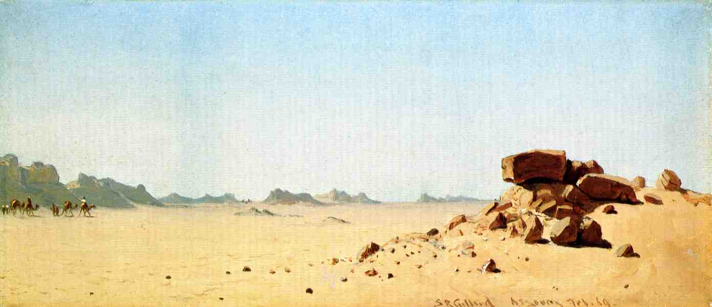 Assouan, Egypt, A Sketch — Sanford Robinson Gifford