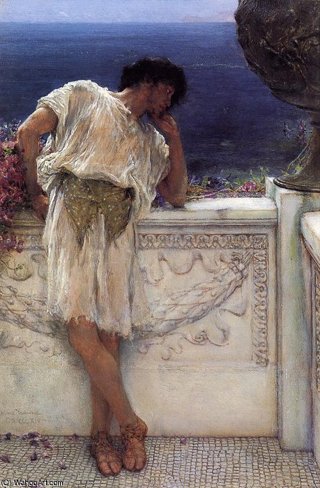 The Poet Gallus Dreaming — Lourens Alma Tadema