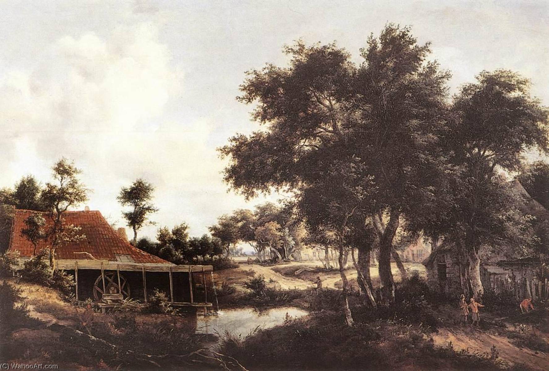 The Water Mill — Meyndert Hobbema