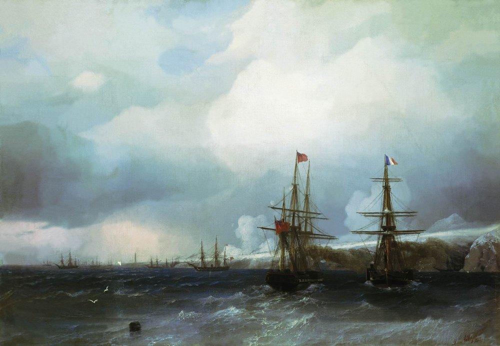 The Capture Of Sebastopol — Ivan Konstantinovich Aivazovsky