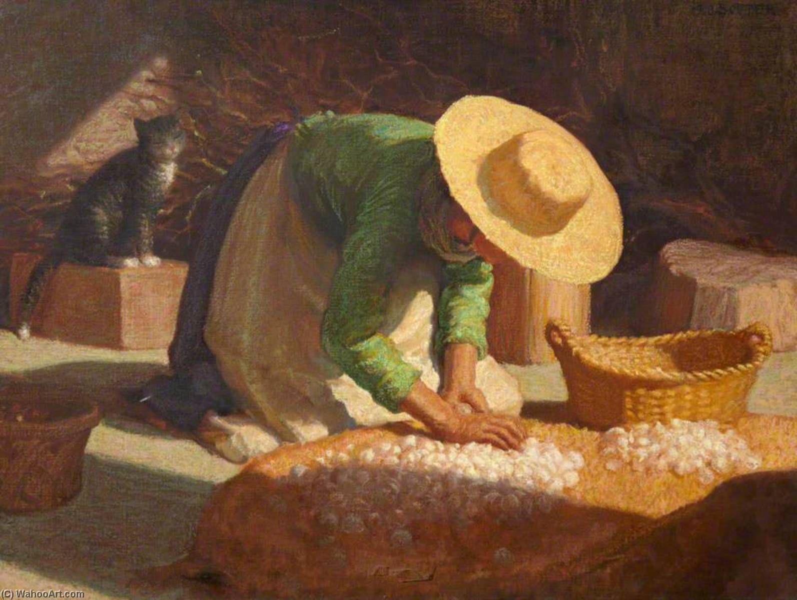Sorting Garlic — John Bulloch Souter