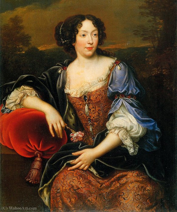 Portrait Of Marguerite Élisabeth D'orléans (isabelle D'orléans) — Henri Gascard