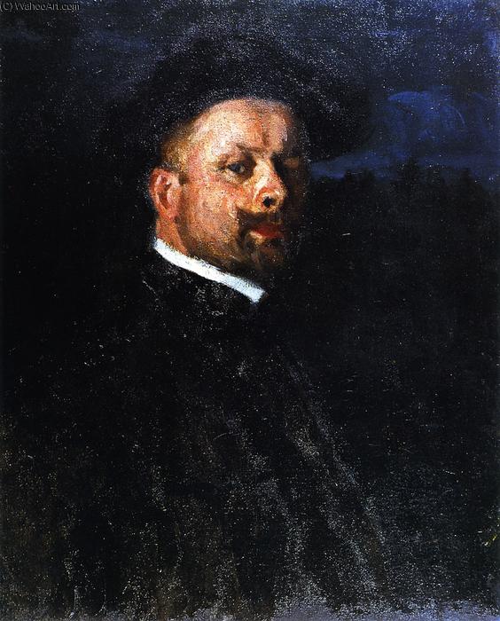 Self Portrait In Hat — Alexej Von Jawlensky