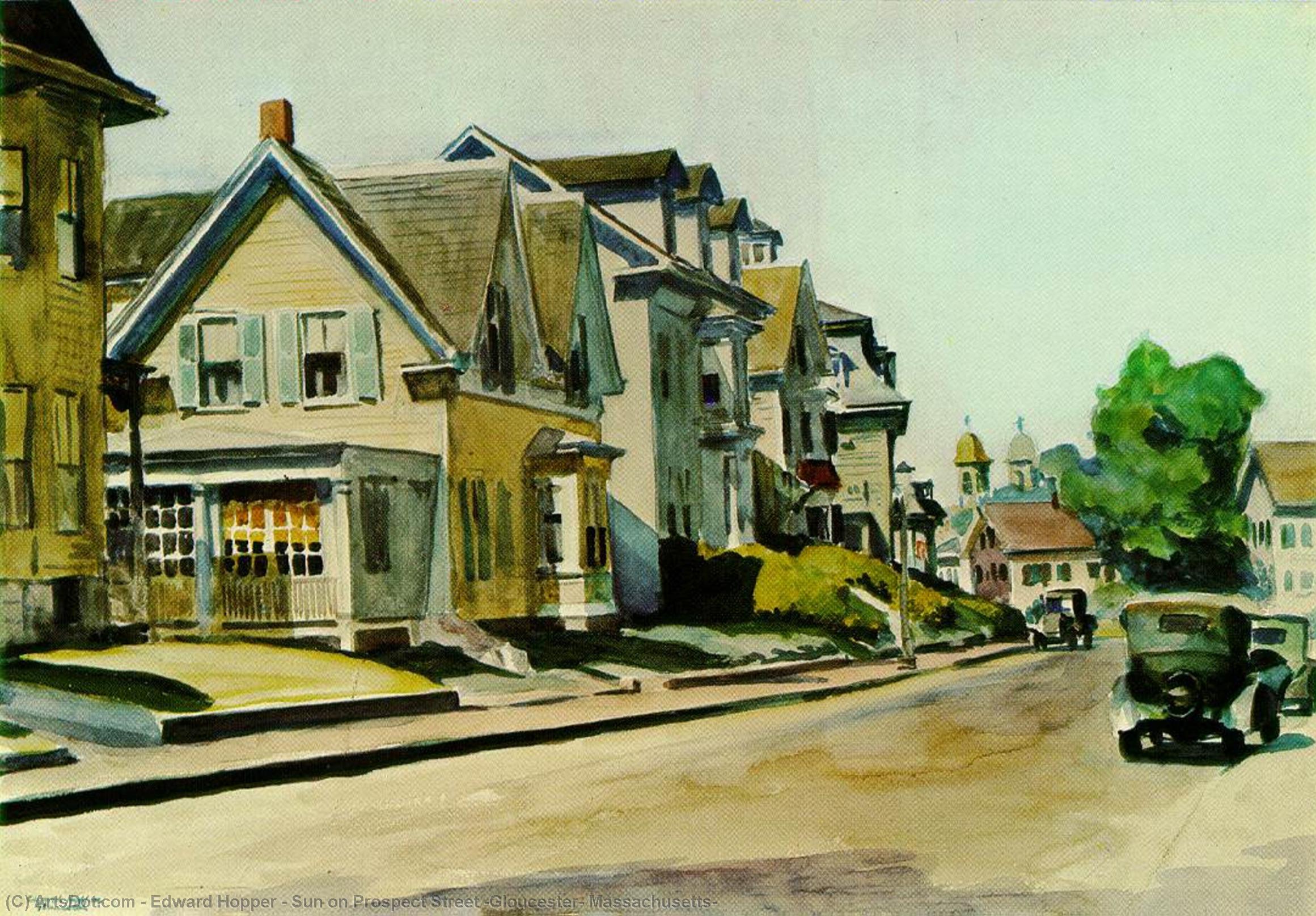 Sun On Prospect Street (gloucester, Massachusetts) — Едвард Хопер