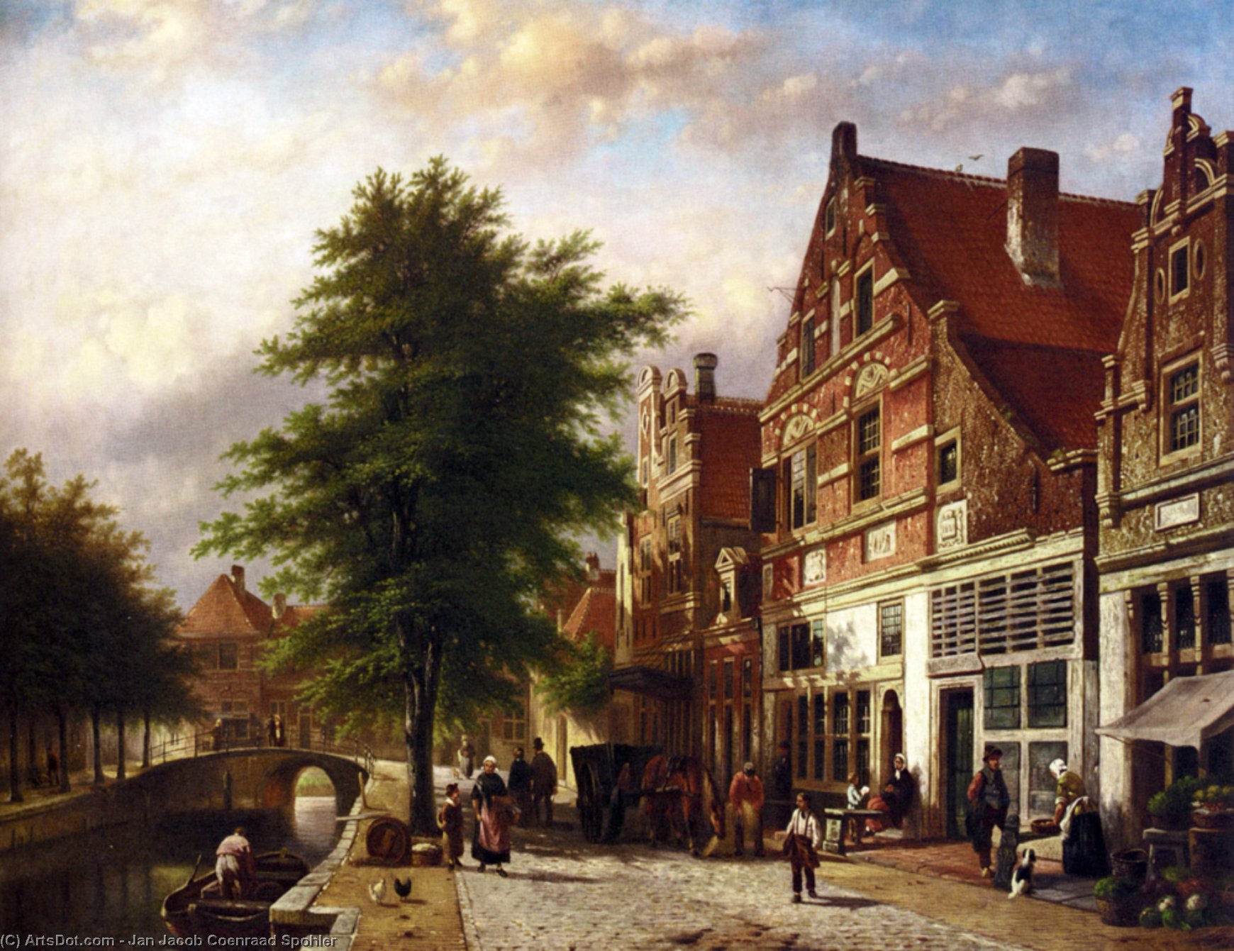Johannes Franciscus Zuiderhavendijk In Enkhuizen — Jan Jacob Coenraad Spohler