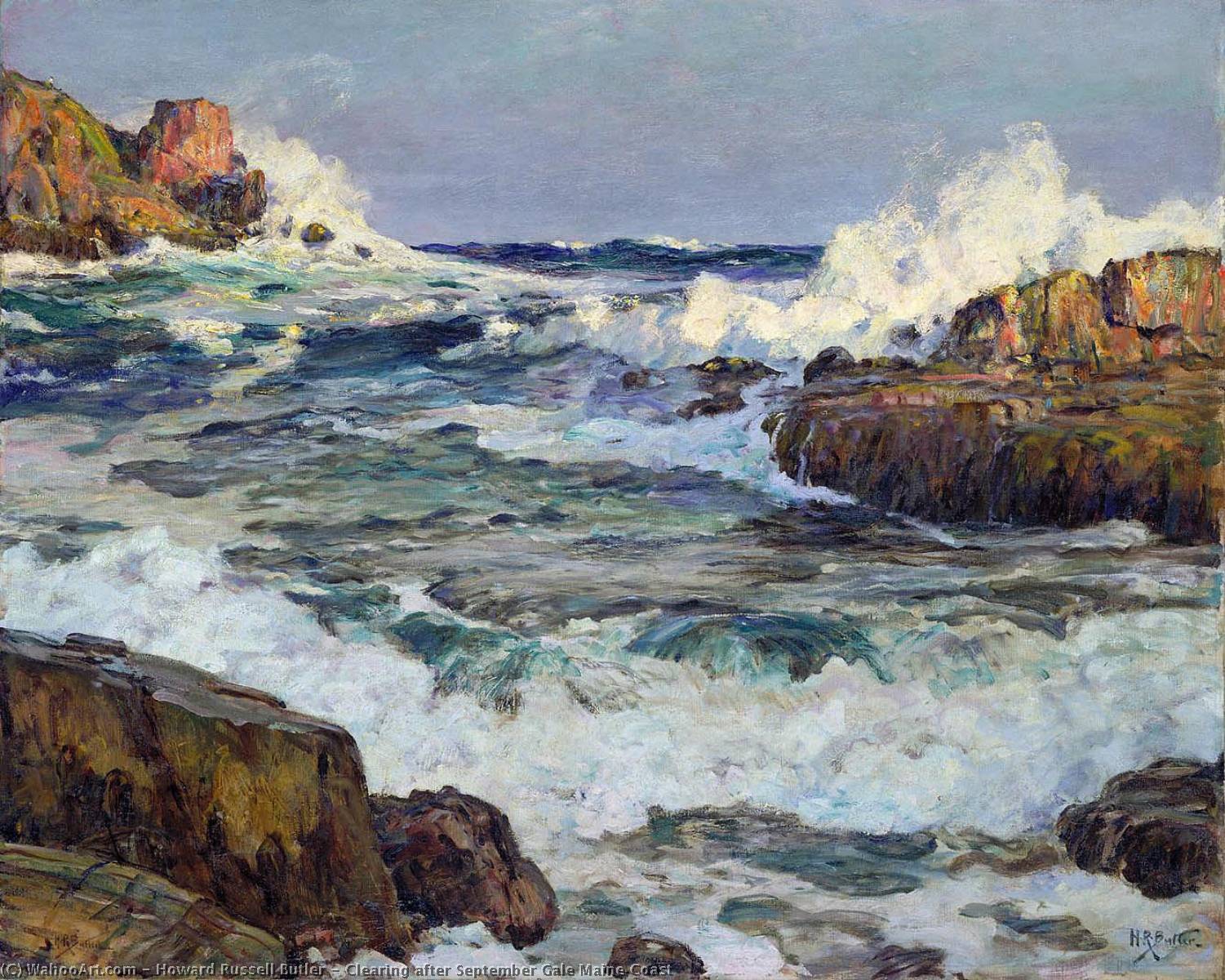 Clearing After September Gale Maine Coast — Howard Russell Butler