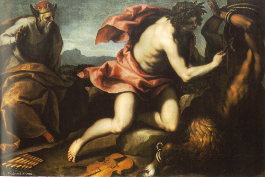 Apollo And Marsyas 2 Herzog Anton (134 X 195 Cm) — Jacopo Palma Il Giovane