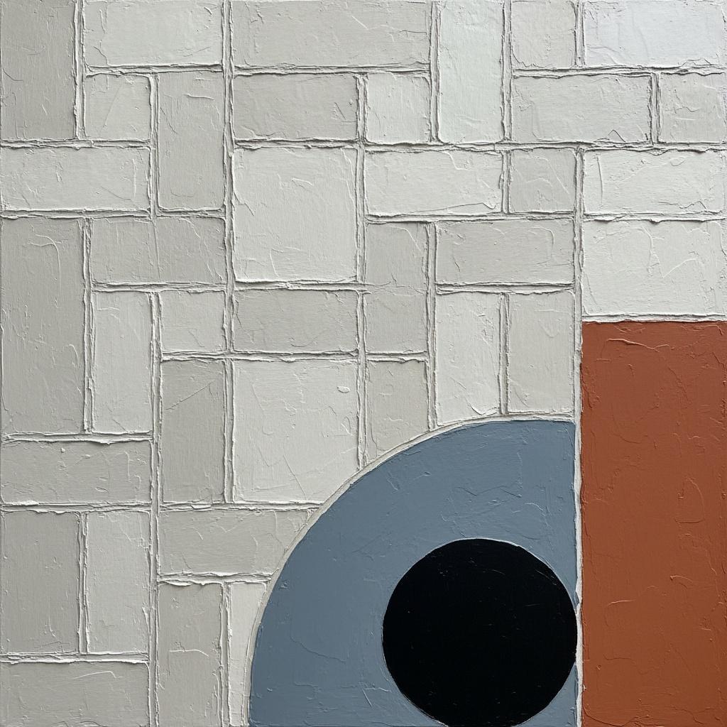 Monolithic Fragments Of Time In Sculptural Earth And Slate Blue Relief — Laurent Fabre