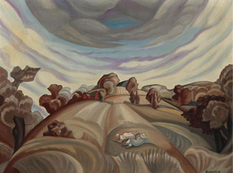 Lovers In The Field — Sergey Yurievich Sudeikin