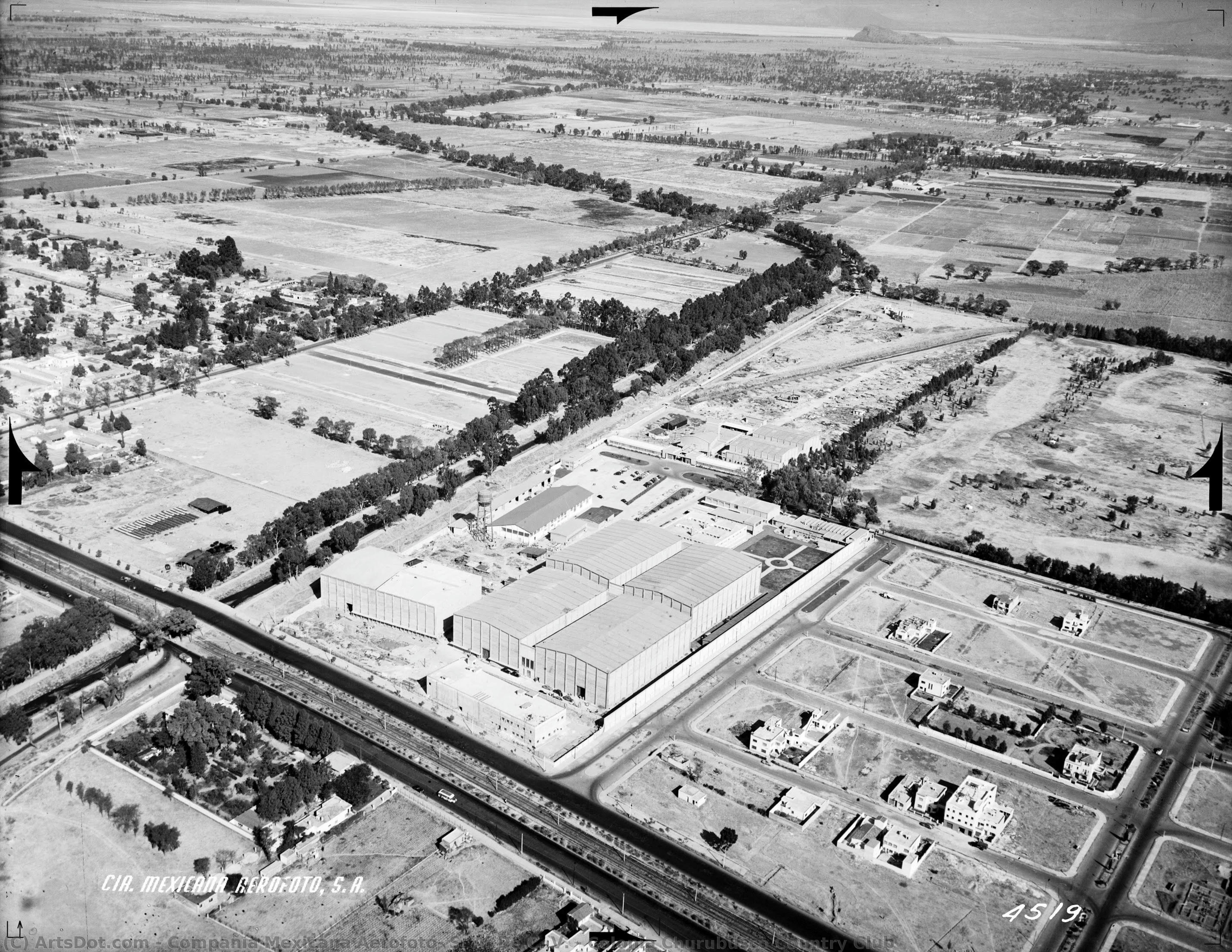 Colonia Churubusco Country Club — Compañía Mexicana Aerofoto, S. A. De C. V.