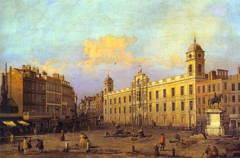 London - Northumberland House — Canaletto