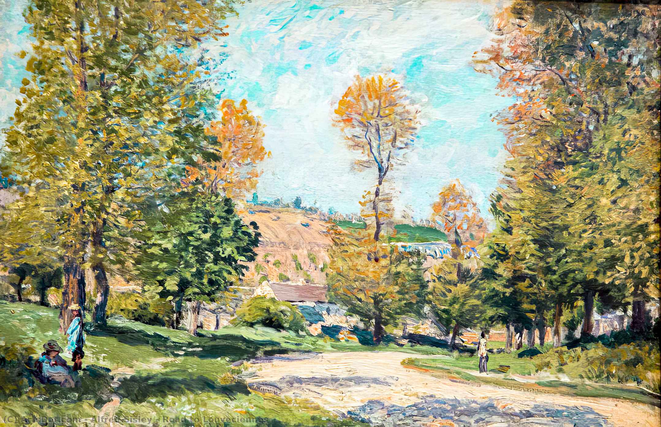 Die Reise Nach Louveciennes — Alfred Sisley
