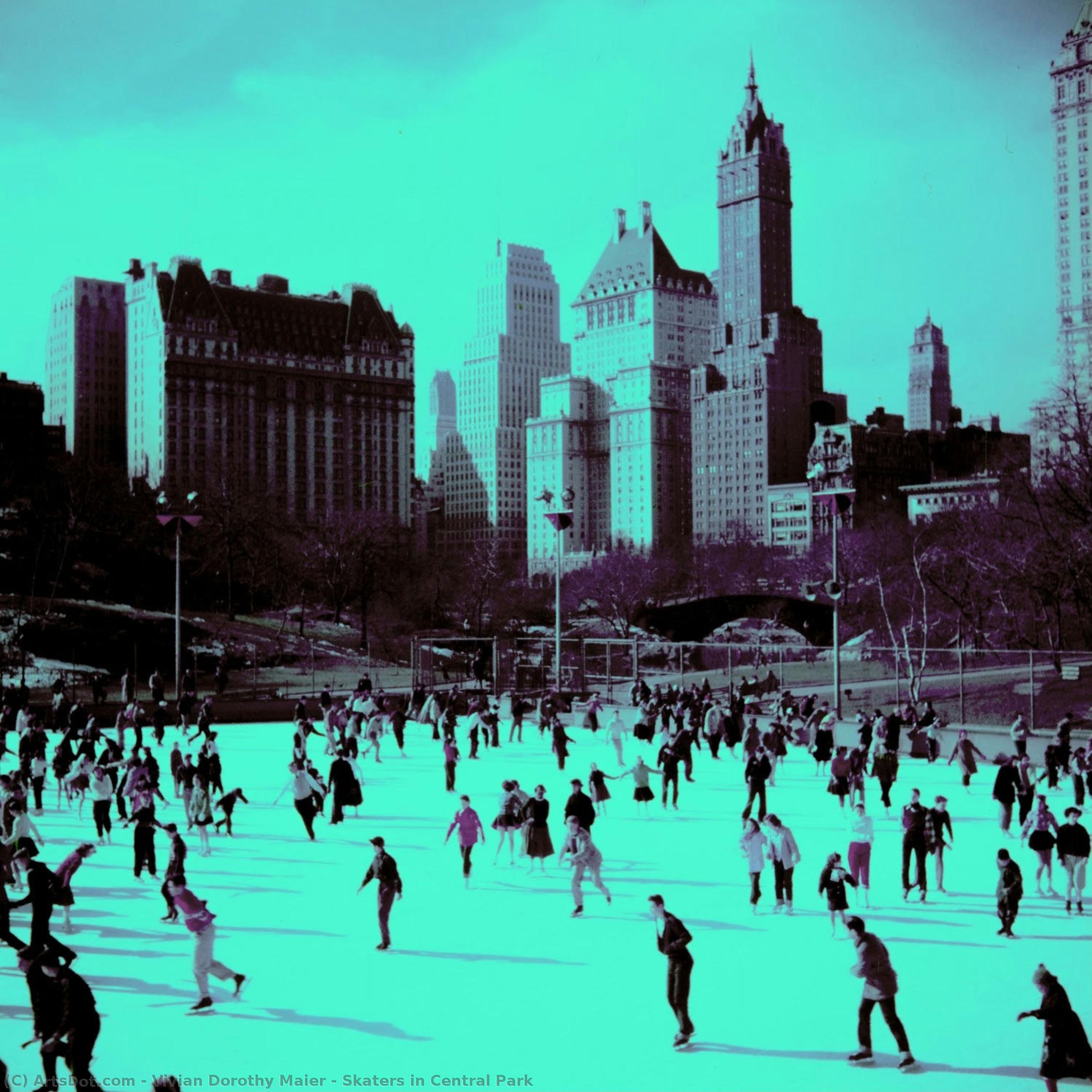 Skaters In Central Park — Vivian Dorothy Maier