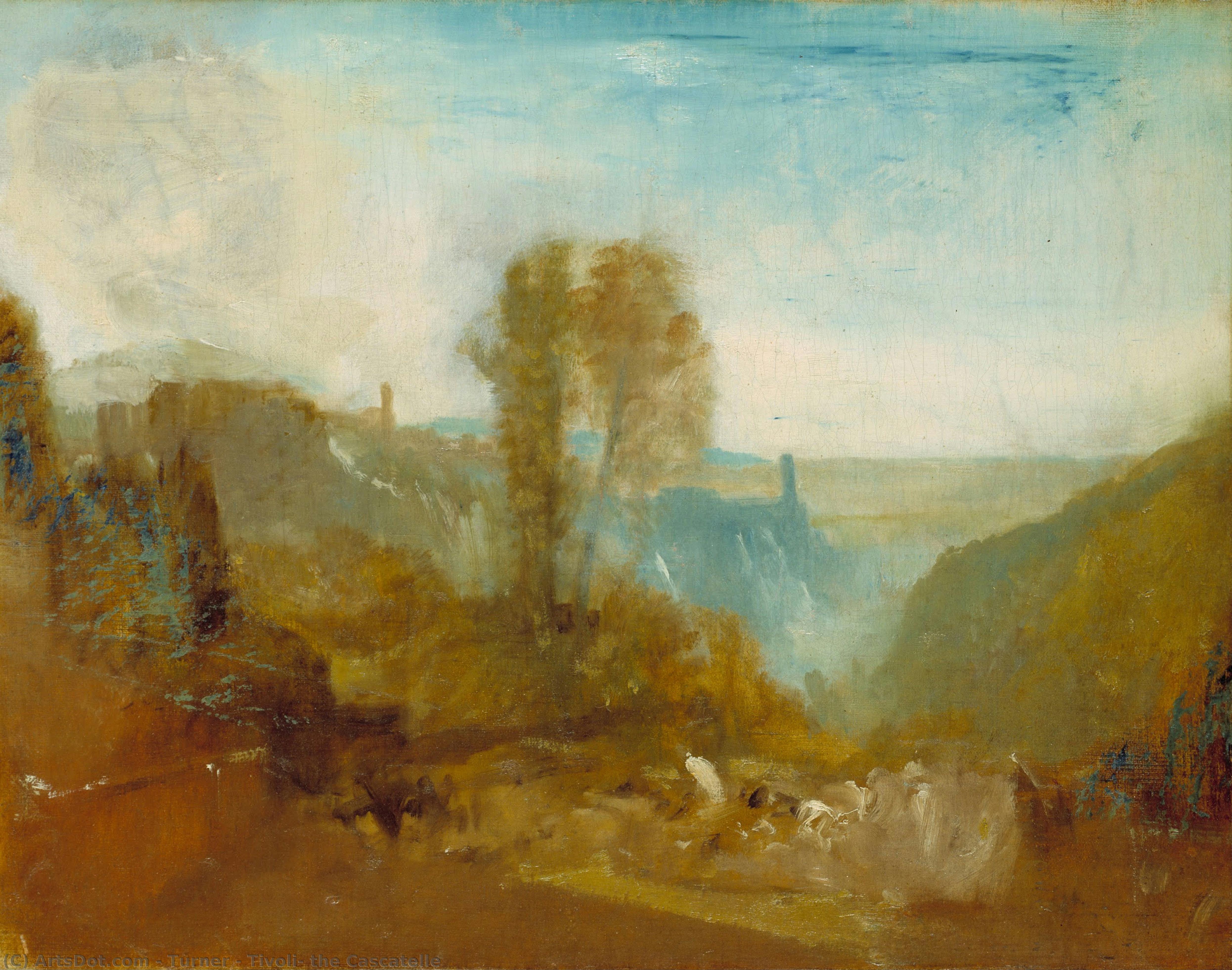 Tivoli, The Cascatelle — J.m.w. Turner