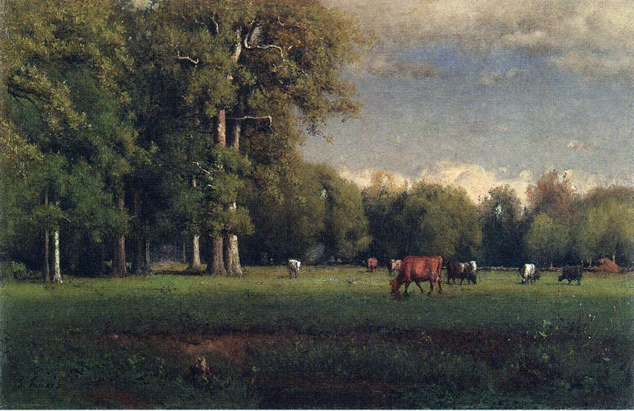Landscape With Cattle — Джордж Иннесс