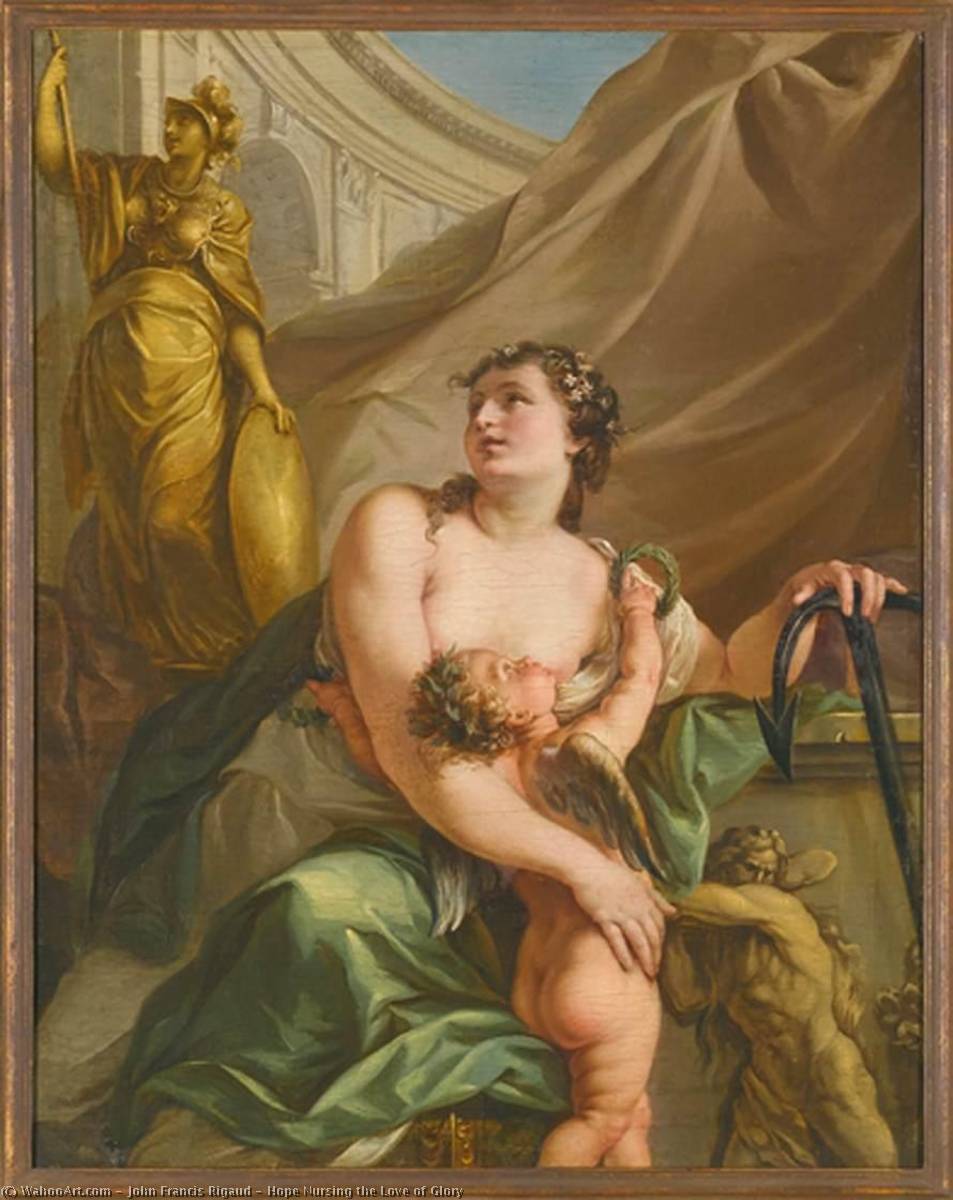 Hope Nursing The Love Of Glory — John Francis Rigaud