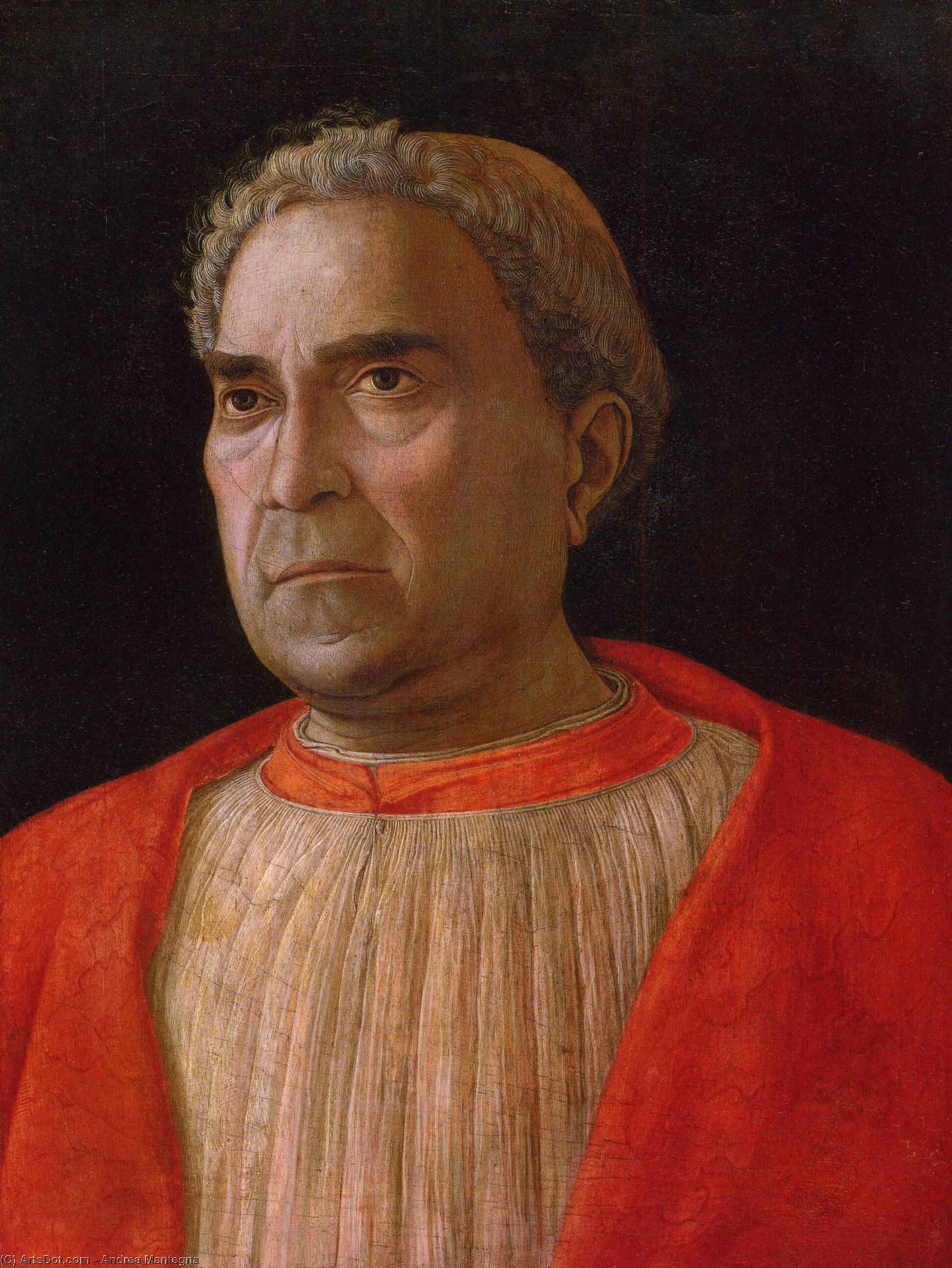 Retrato Del Cardenal Lodovico Trevisano — Andrea Mantegna