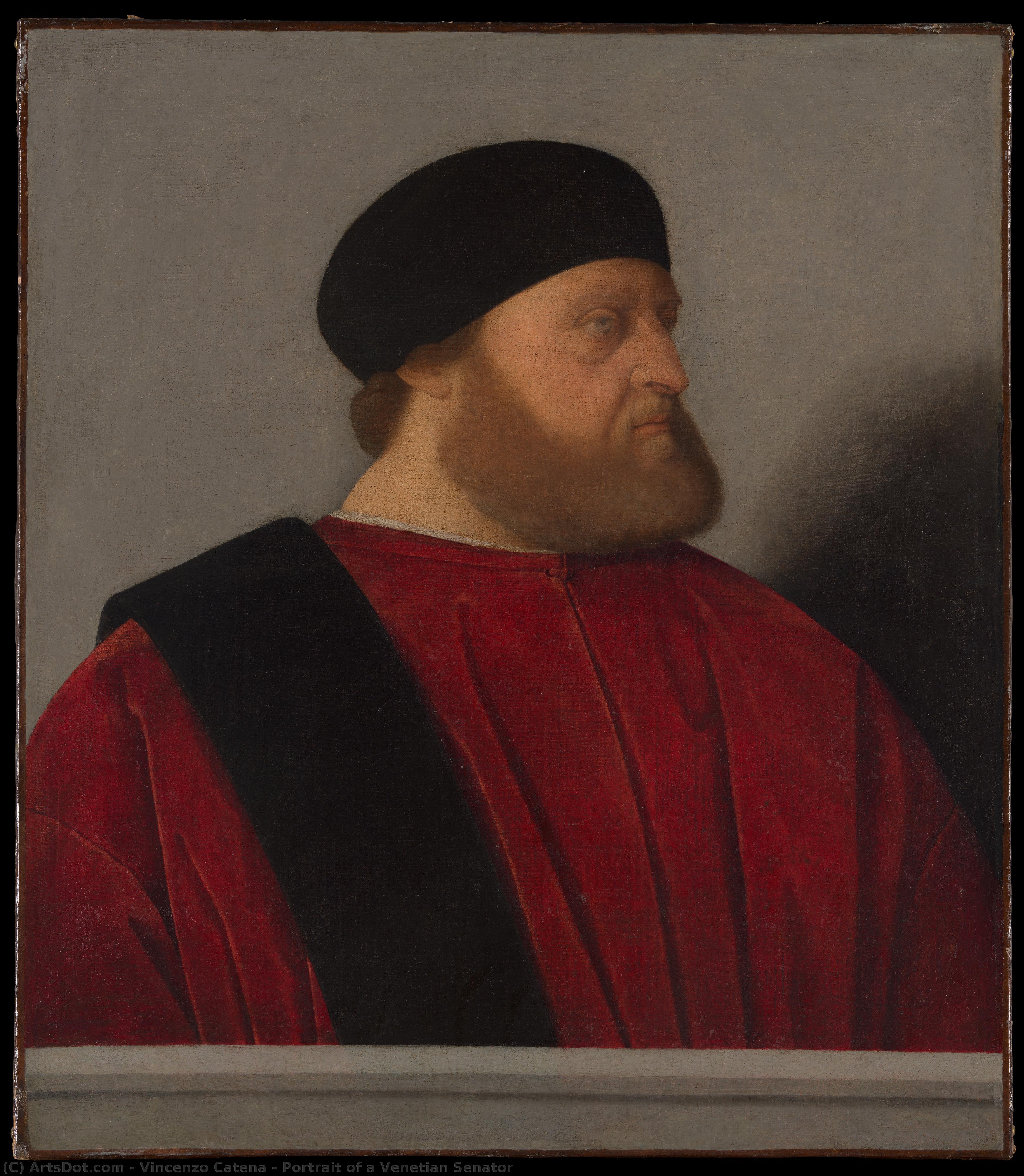 Portrait Of A Venetian Senator — Vincenzo Catena