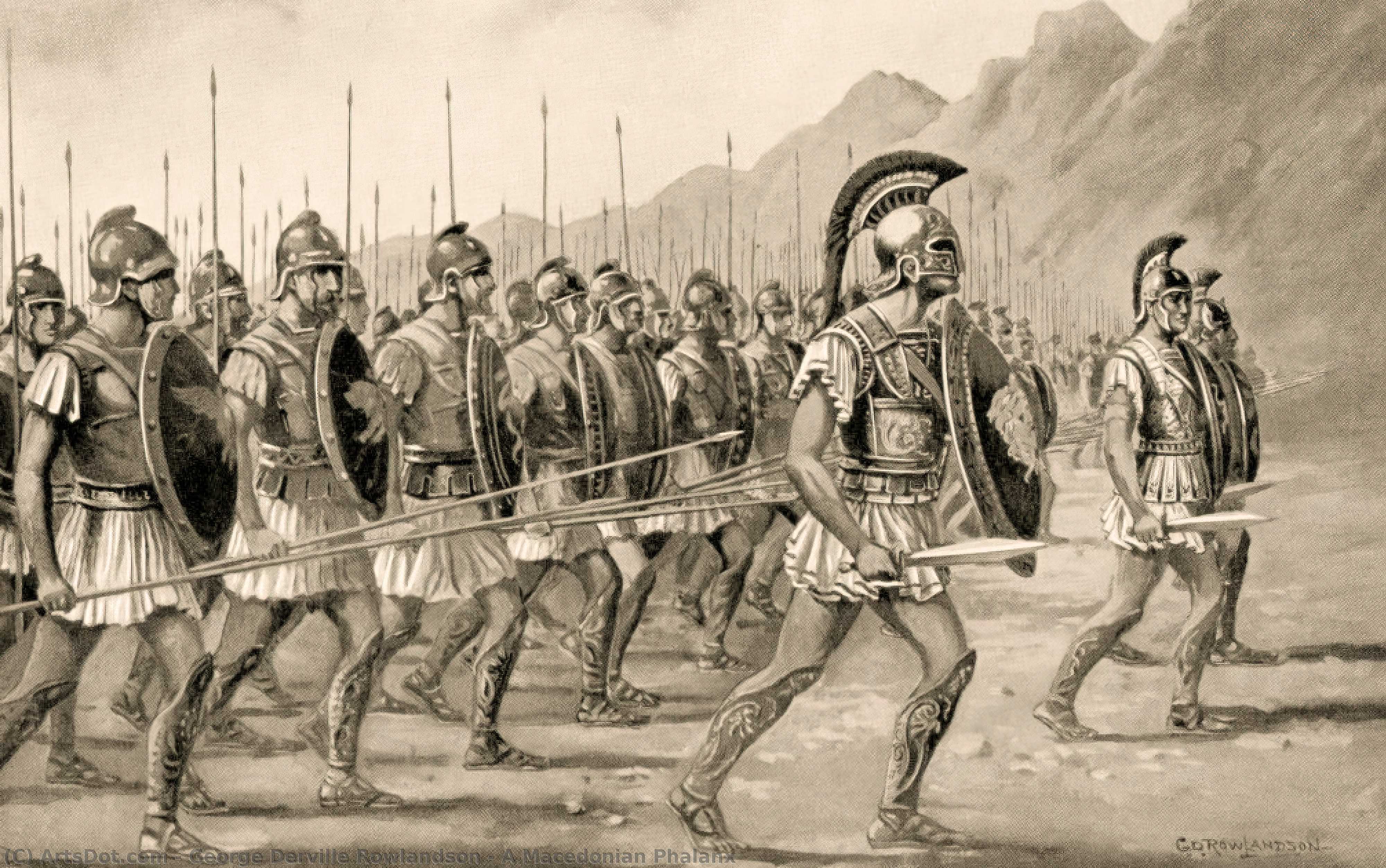 A Macedonian Phalanx — George Derville Rowlandson