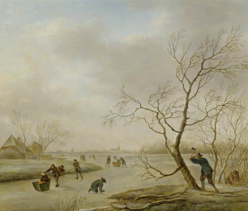 A Winter Landscape — Johannes Janson