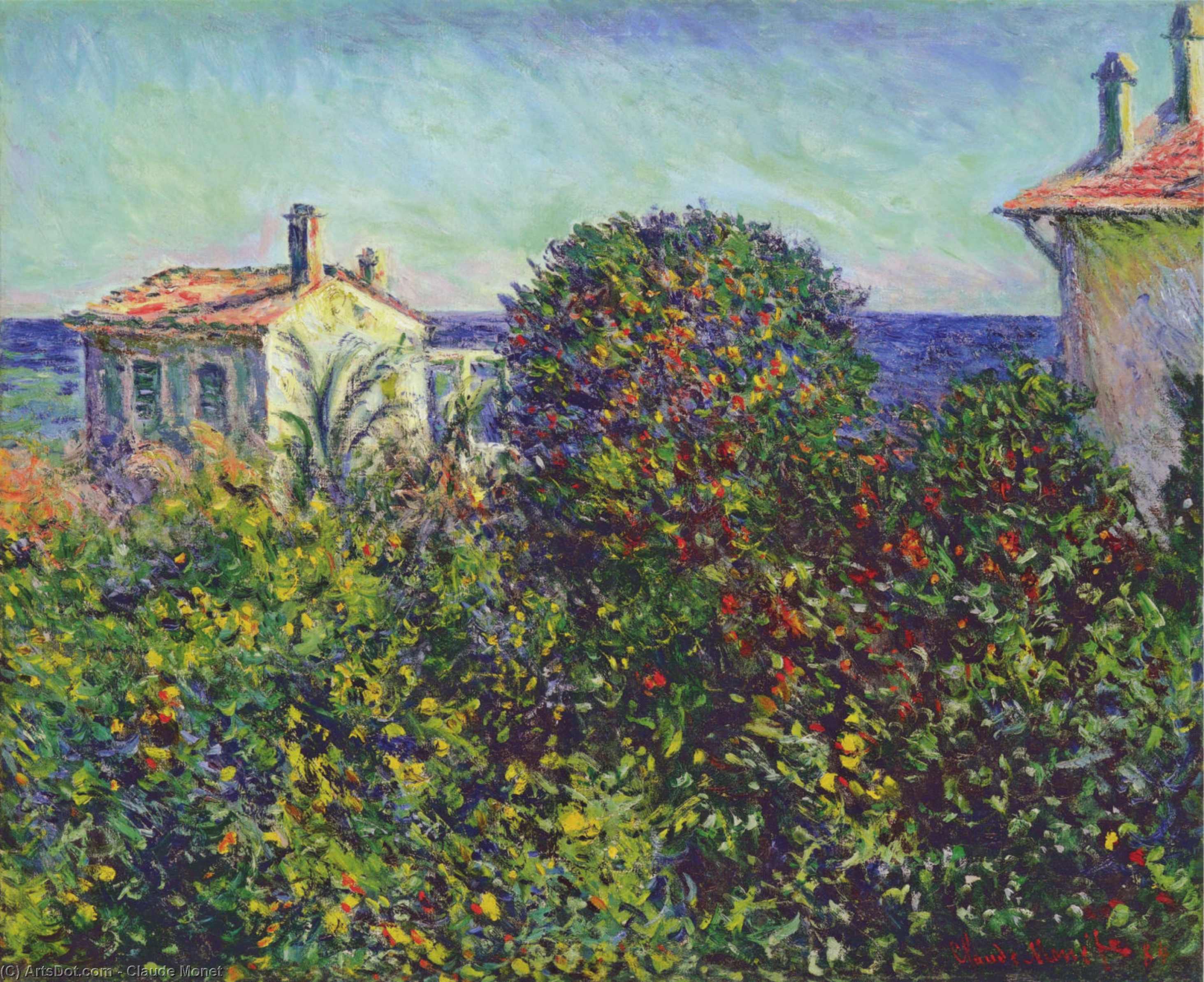 Bordighera, La Casa Del Jardinero — Claude Monet