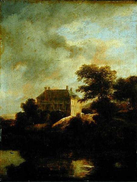 Landscape With Country House — Jacob Isaackszoon Van Ruisdael