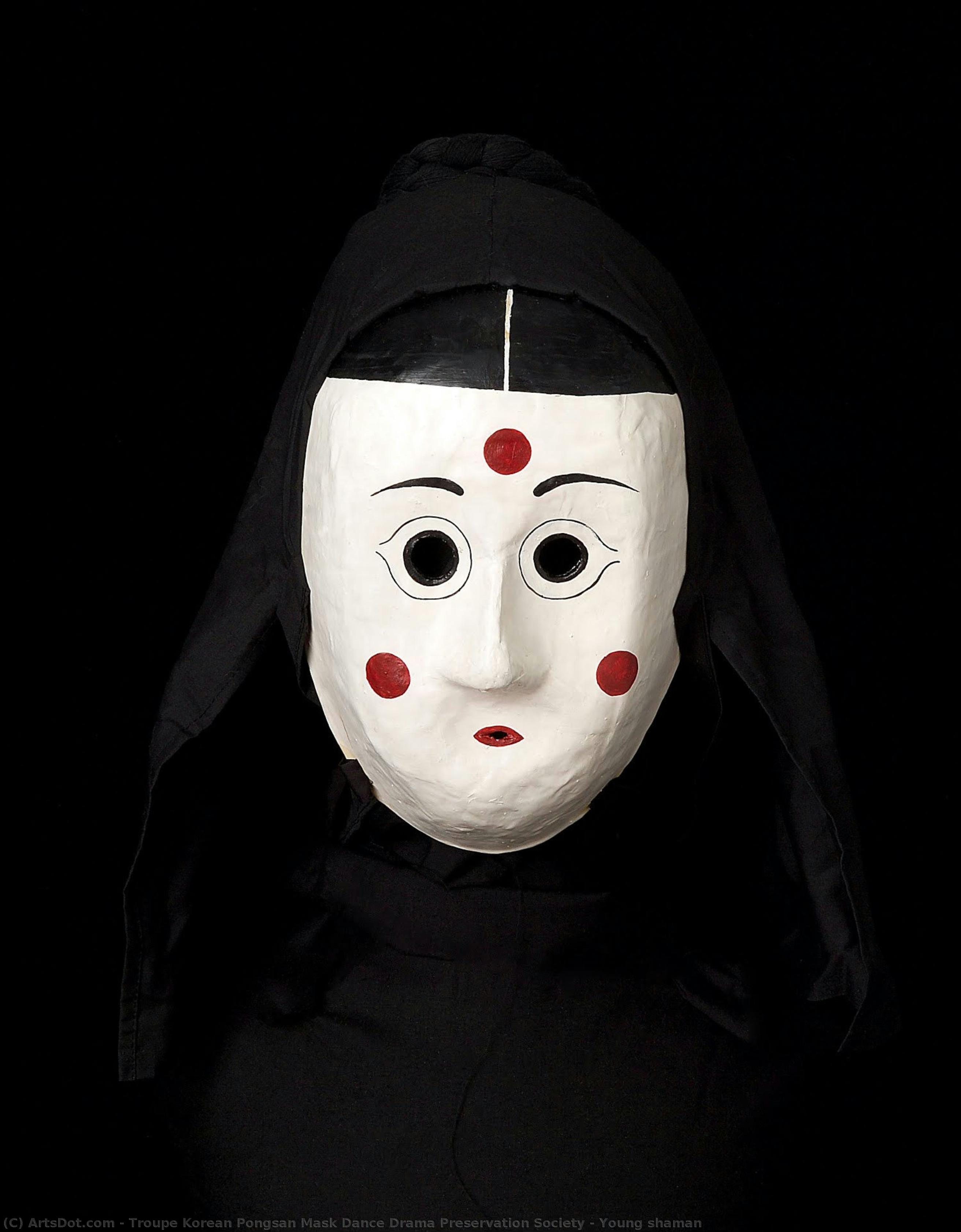 Young Shaman — Troupe Korean Pongsan Mask Dance Drama Preservation Society