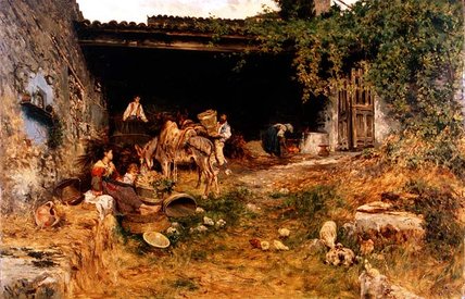 Italian Farmyard — Aurelio Tiratelli