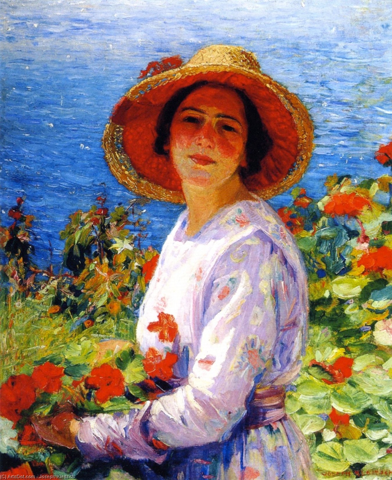 Portrait Of The Artist's Wife — Joseph Kleitsch
