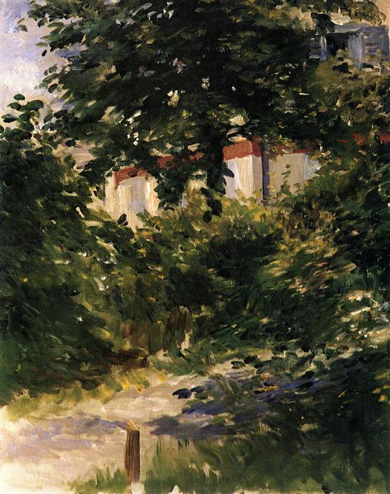 A Path In The Garden At Rueil — Édouard Manet