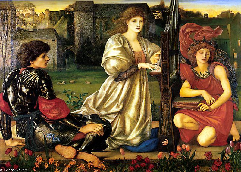 La Chant D'amour — Edward Coley Burne-jones