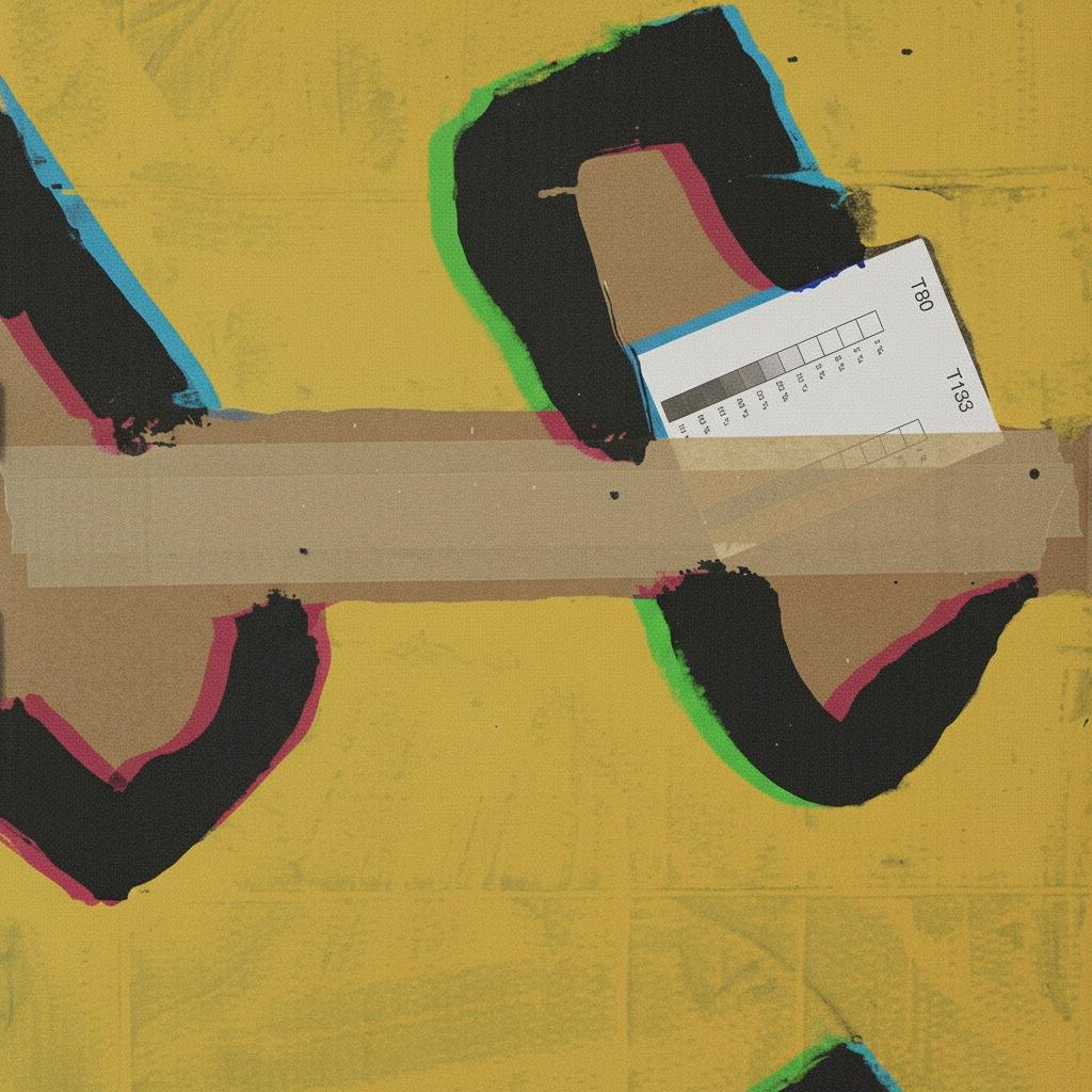 Ecos Monolíticos En Mostaza Y Tinta: Un Estudio Singular De Tensión Abstracta — Antoine Masson