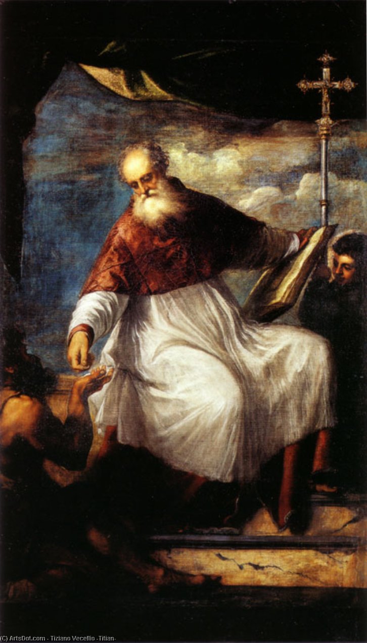 St John The Almsgiver — Tiziano