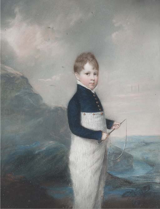 Three Portraits Of The Corbett Family Including — John Raphael Smith