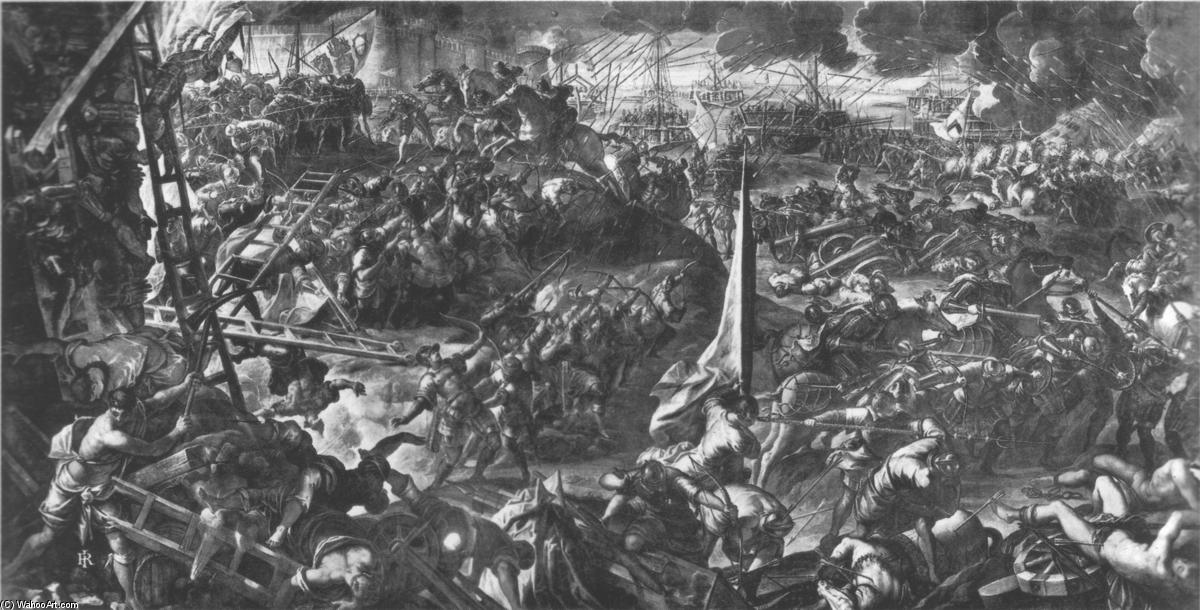 The Battle Of Zara — Tintoreto
