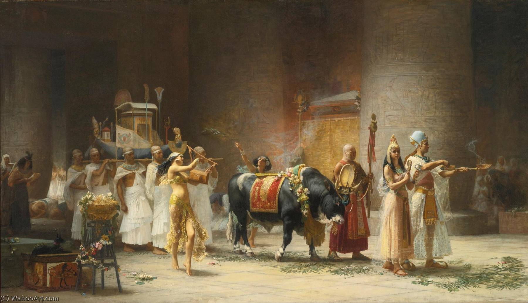 The Procession Of The Bull Apis — Frederick Arthur Bridgman