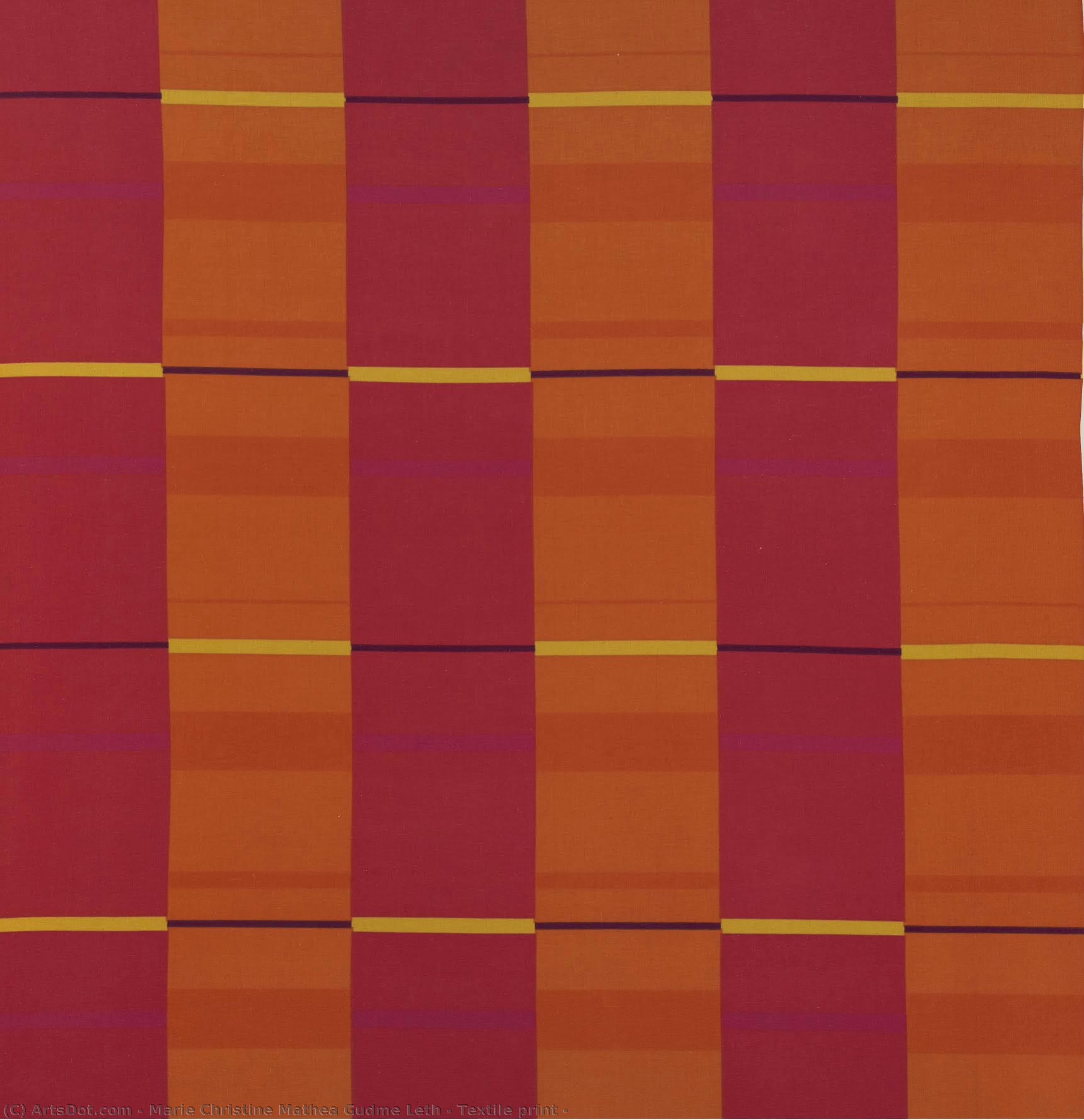 Textile Print — Marie Christine Mathea Gudme Leth