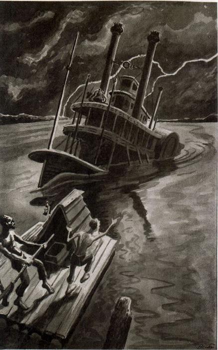 It Was A Steamboat That Had Killed Herself On A Rock — Thomas Hart Benton