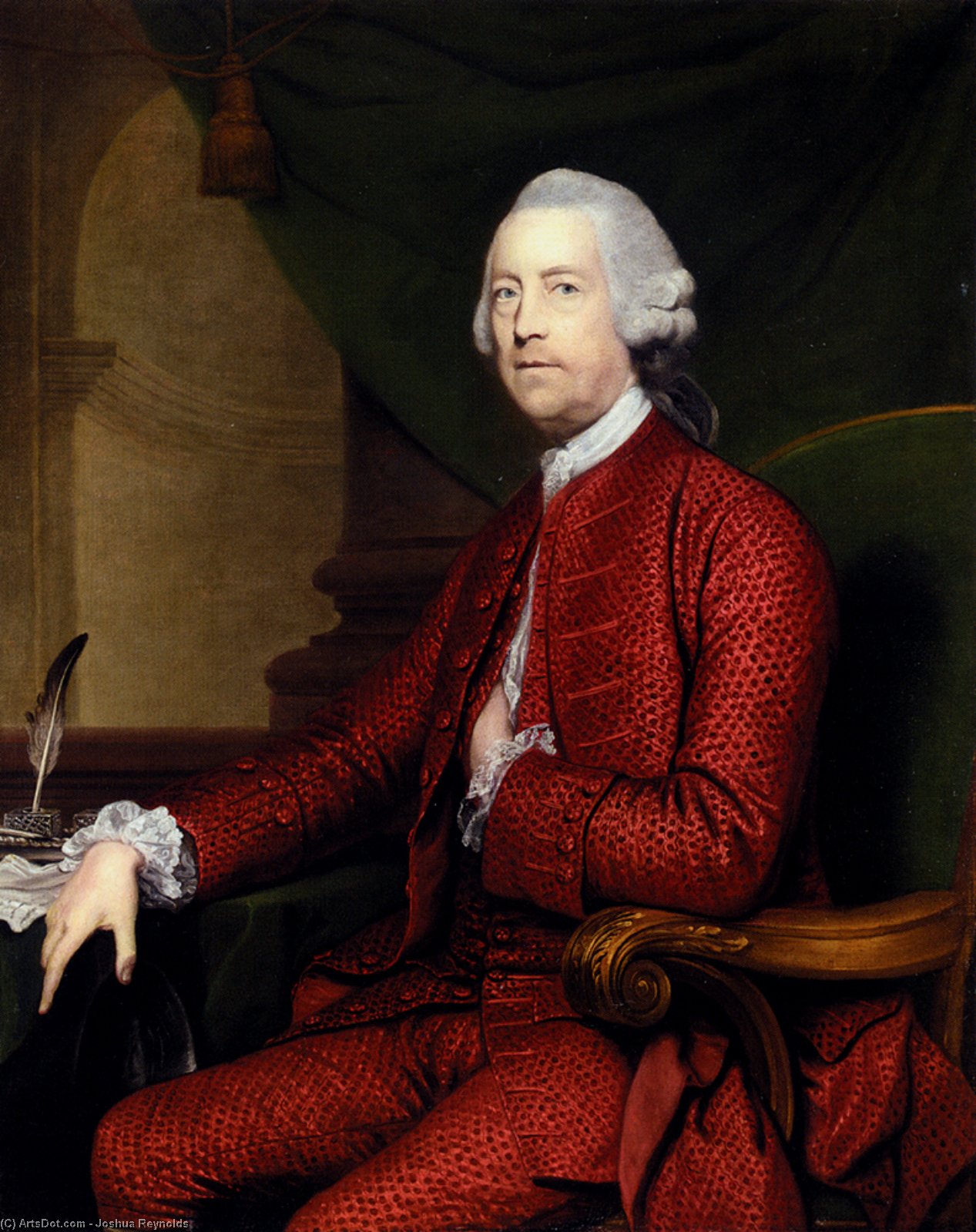 Portrait Of John Simpson Of Bradley Hall — Sir Joshua Reynolds