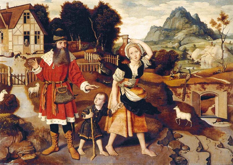 Abraham And Hagar — Jan Mostaert
