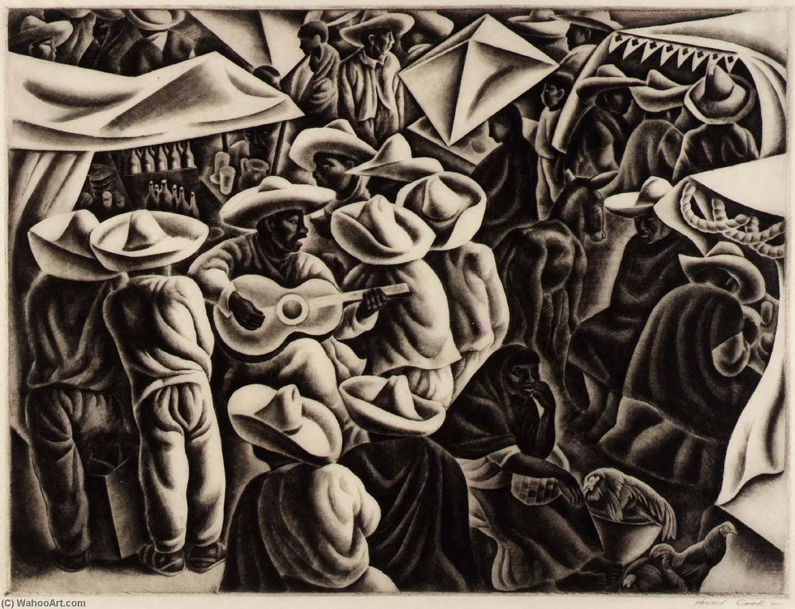 Fiesta (fiesta Taxco) — Howard Cook