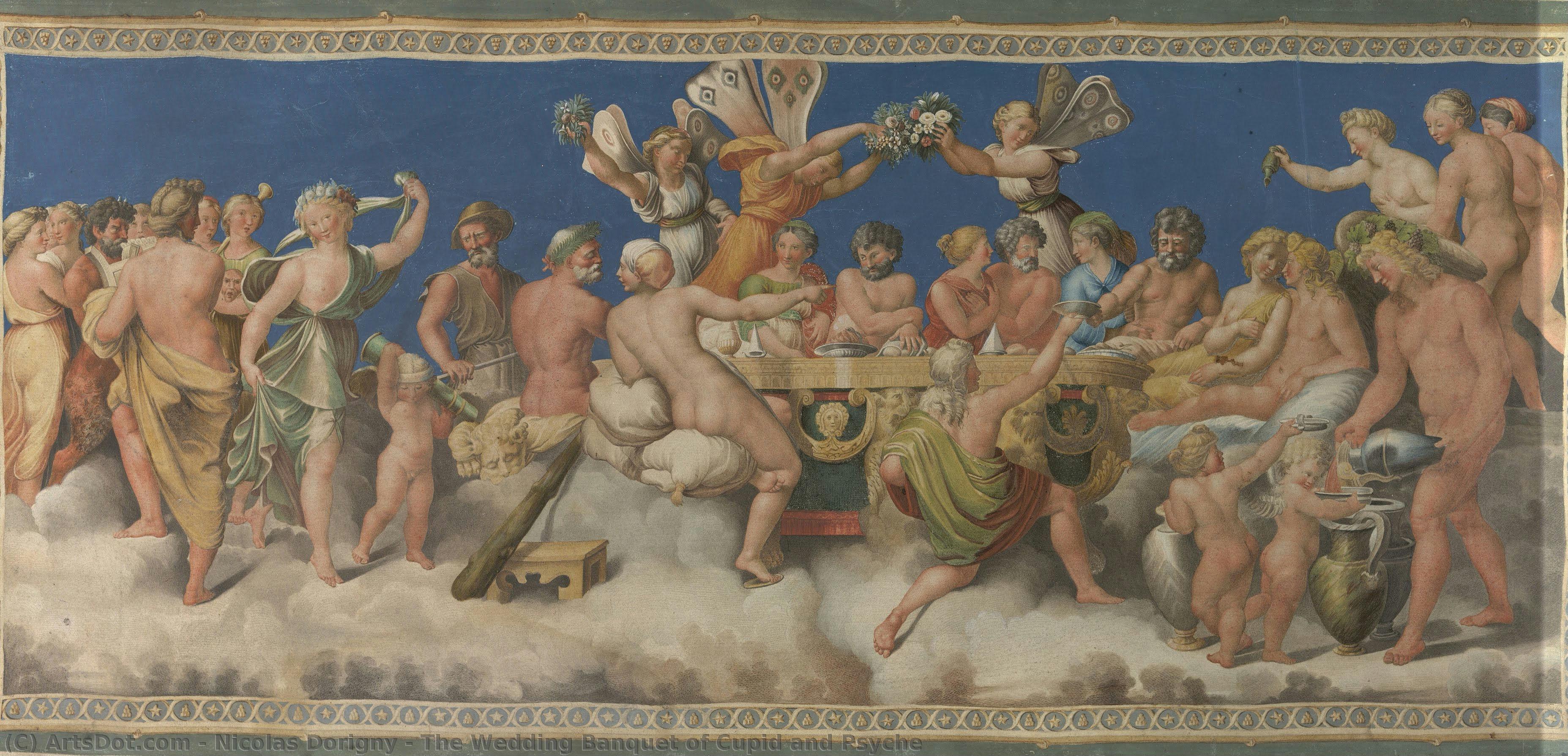 The Wedding Banquet Of Cupid And Psyche — Nicolas Dorigny